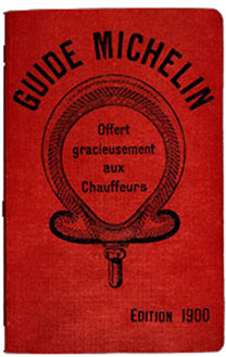 The very first Michelin guide was published in 1900